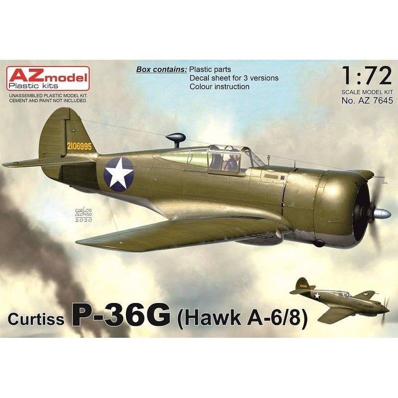 1/72 Curtiss P-36G (Hawk A-6/8)