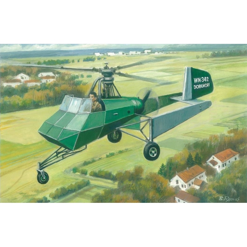 1/72 Doblhoff WNF 342 German WW.II Prototype Helicopter
