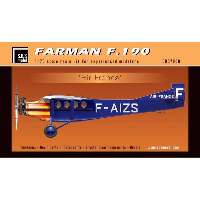 1/72 Farman F.190 'AIR FRANCE'