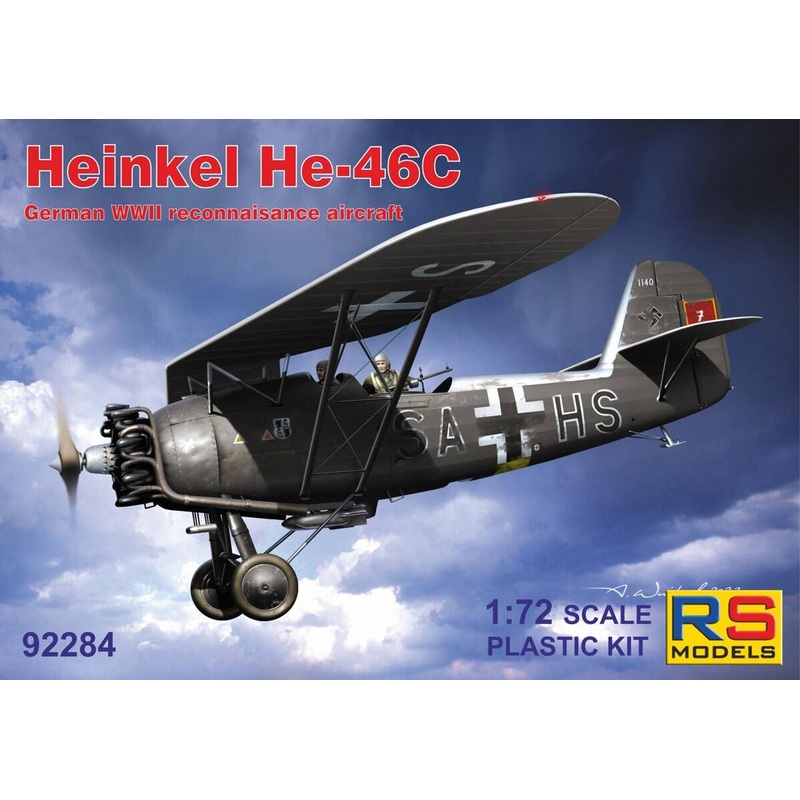 1/72 Heinkel He-46C German Night Reconnaissance Aircraft