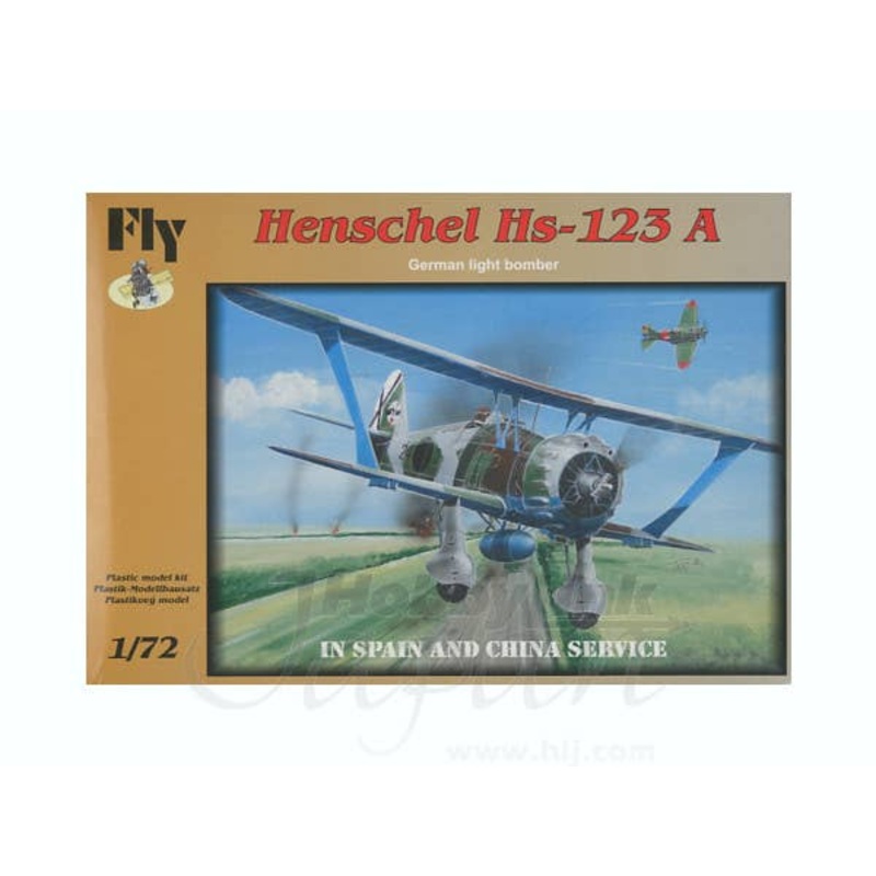 1/72 Henschel Hs123A in Spain and China Service