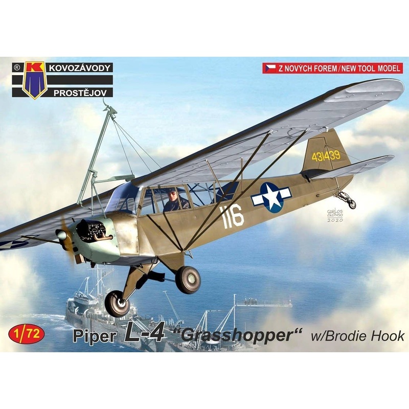1/72 Piper L-4 "Grasshopper" w/Brodie Hook