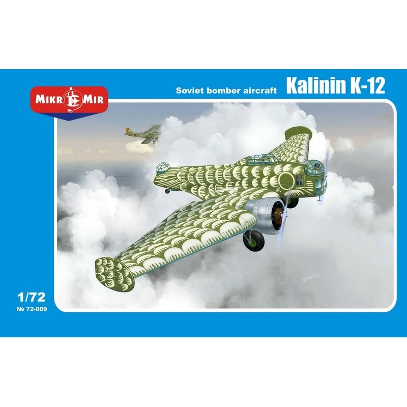 1/72 Soviet Bomber Aircraft Kalinin K-12