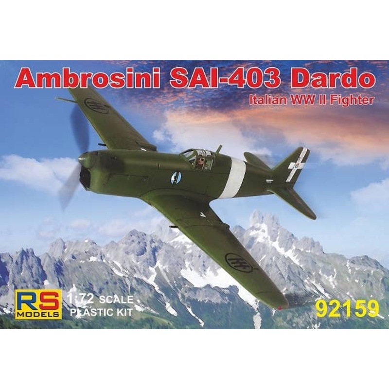 1/72 Ambrosini SAI-403 Dardo Italian WWII Fighter