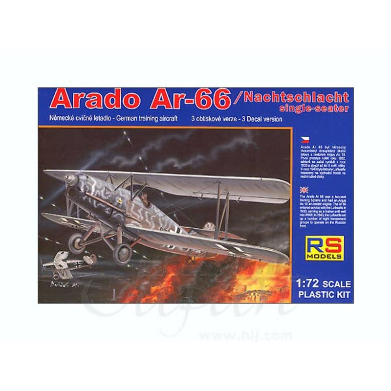 1/72 Arado Ar-66 Nachtschlacht Single Seater
