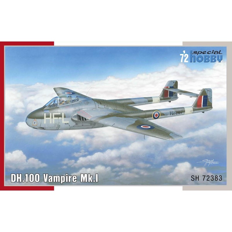 1/72 DH.100 Vampire Mk. I "RAF, RAAF and Armee de l'Air"