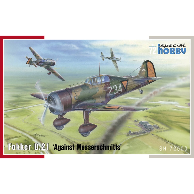 1/72 Fokker D.21 Against Messerschmitts