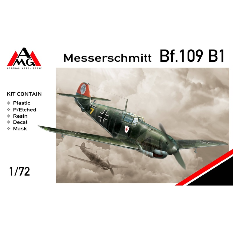 1/72 Messerschmitt Bf109B-1 Luftwaffe