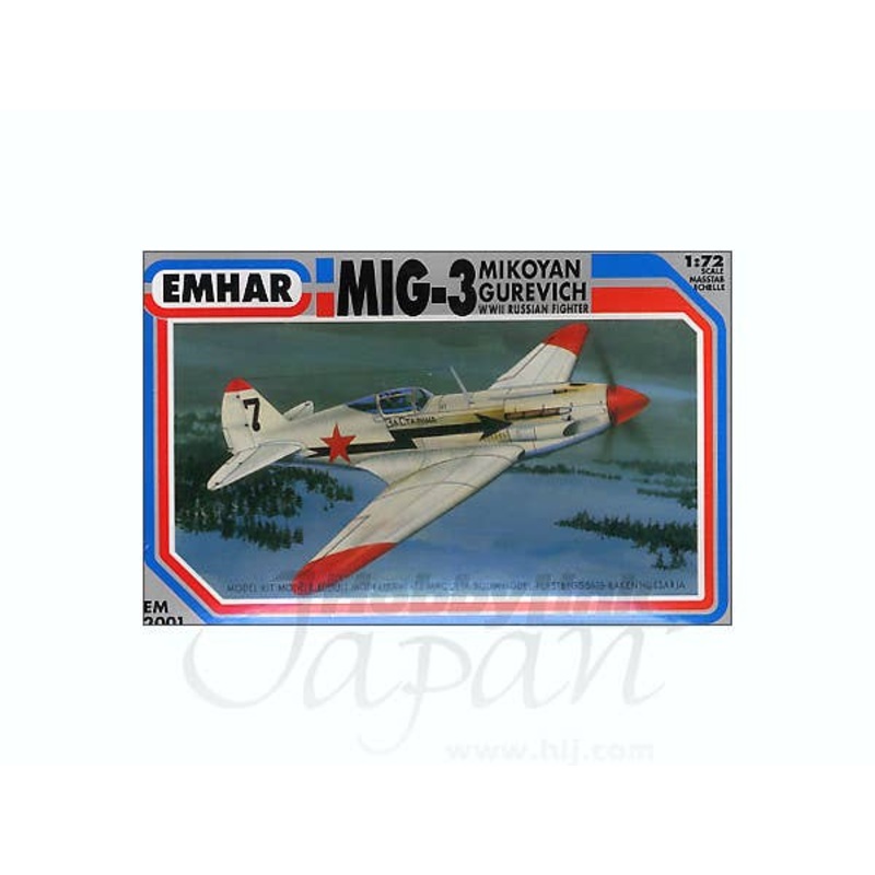 1/72 MiG-3 Mikoyan Gurevich WWII Russian Fighter