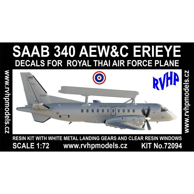 1/72 Saab 340 AEW&C Erieye (Royal Thai AF)