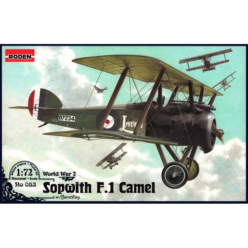 1/72 Sopwith F.1 Camel Bentley Engine Type
