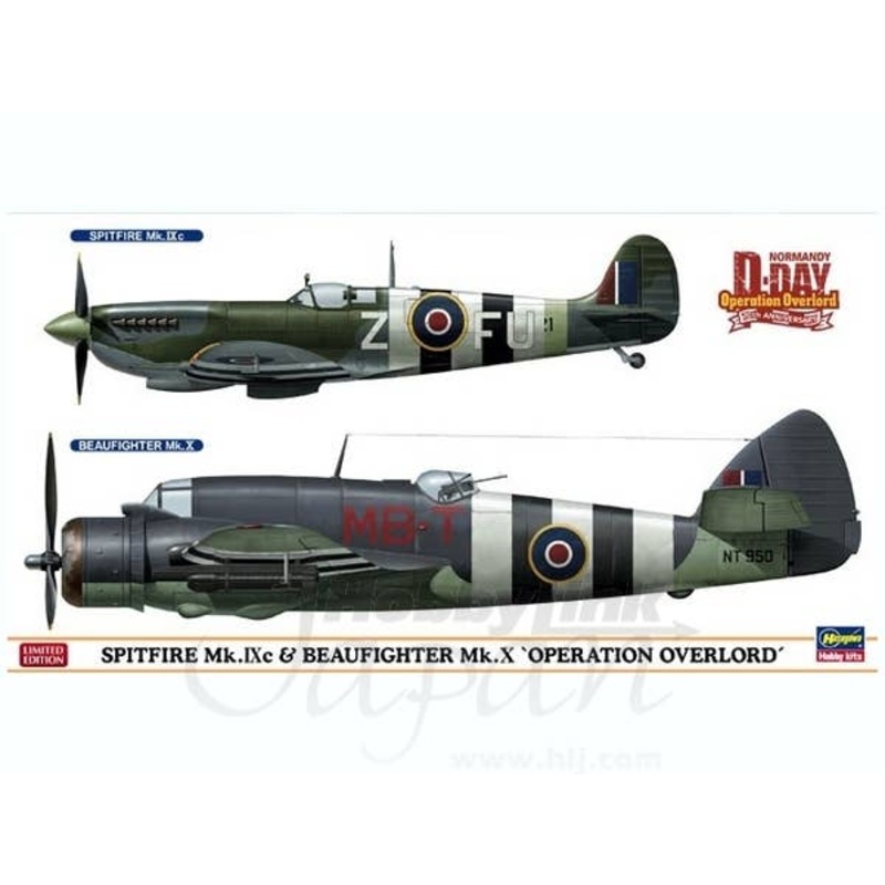 1/72 Spitfire Mk.IXc & Beaufighter Mk.X "Operation Overlord" Ltd.