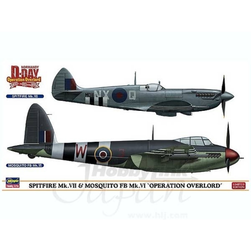 1/72 Spitfire Mk.VII & Mosquito FB Mk.VI "Operation Overlord"