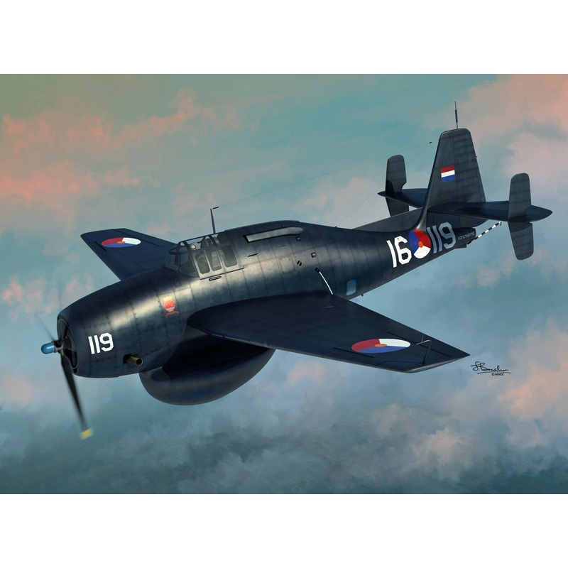 1/72 TBM-3W "Guppy" (U.S. Navy, Maritime Self-Defense Force, Royal Canadian Navy, French Navy, Dutch Navy)