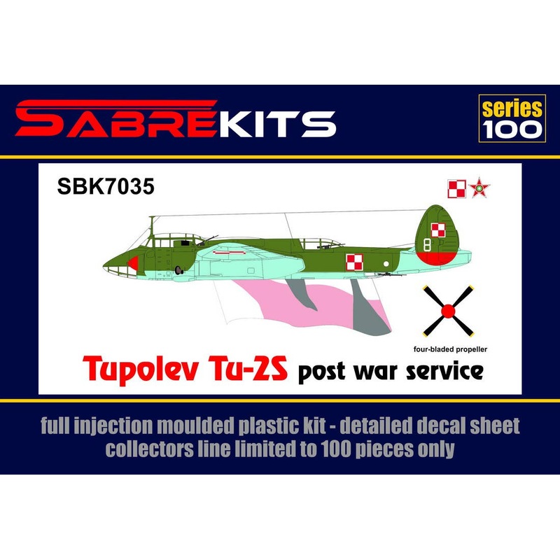 1/72 Tupolev Tu-2S Post-War (Poland, Hungary)