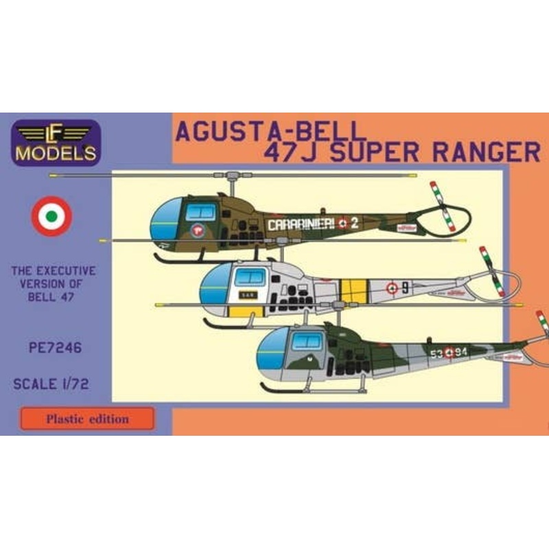 1/72 Agusta-Bell 47J Super Ranger (Carabinieri, Italian SAR, Air F.)