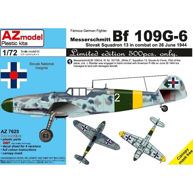 1/72 Bf 109G-6 Slovak Limited Edition