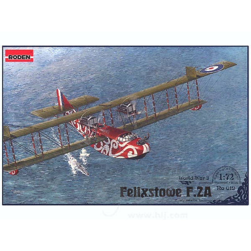1/72 British WWI Long Range Flying Boat Felixstowe F.2A Early Production