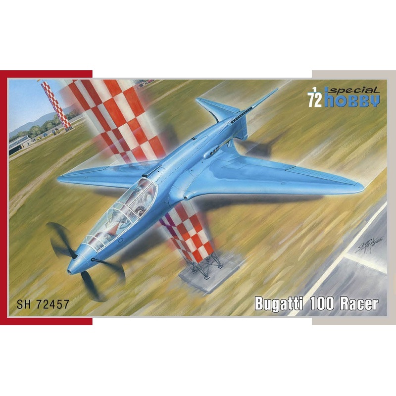 1/72 Bugatti 100P French Racer Plane