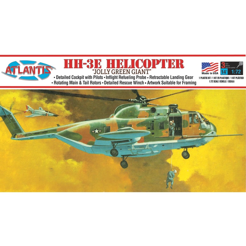 1/72 Sikorsky HH-3 Jolly Green Giant Helicopter