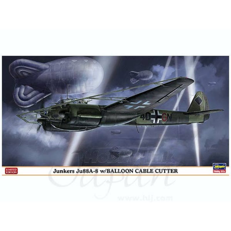 1/72 B-Grade Junkers Ju88A-8 w/Balloon Cable Cutter Ltd.