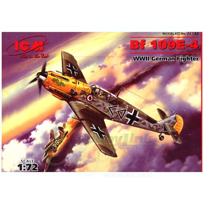 1/72 Bf109E-4 WWII German Fighter
