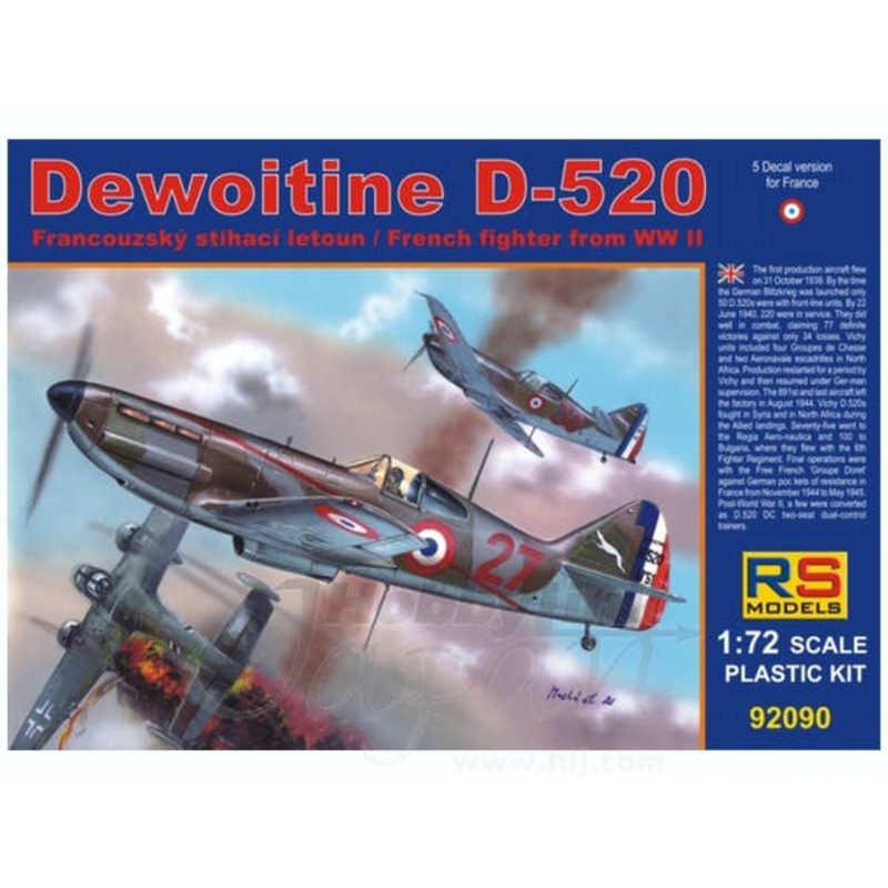 1/72 Dewoitine D-520 France