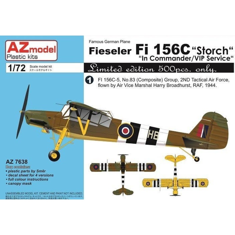 1/72 Fi 156C Storch In Commander/VIP Service