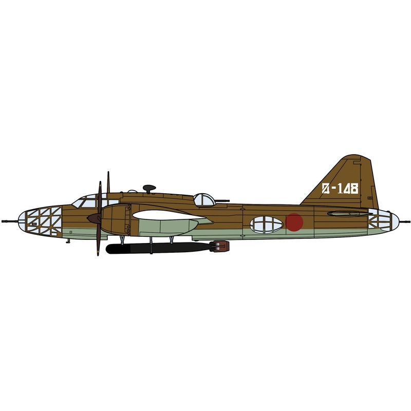 1/72 Mitsubishi Ki67 Type 4 Heavy Bomber Hiryu (Peggy) 74th Air Squadron