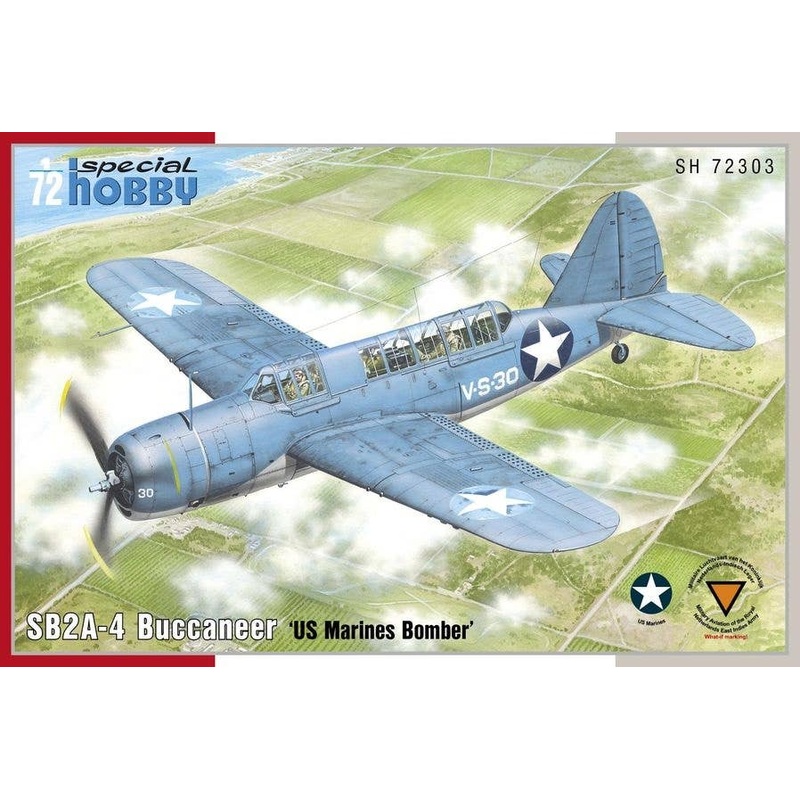 1/72 SB2A-4 Buccaneer "US Marines Bomber"