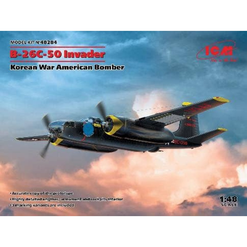 1/48 B-26C-50 Invader, Korean War American Bomber