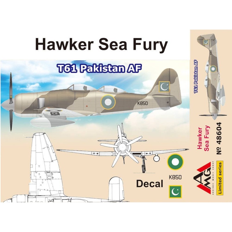 1/48 Hawker Sea Fury T.61 (Early Version), Pakistan AF