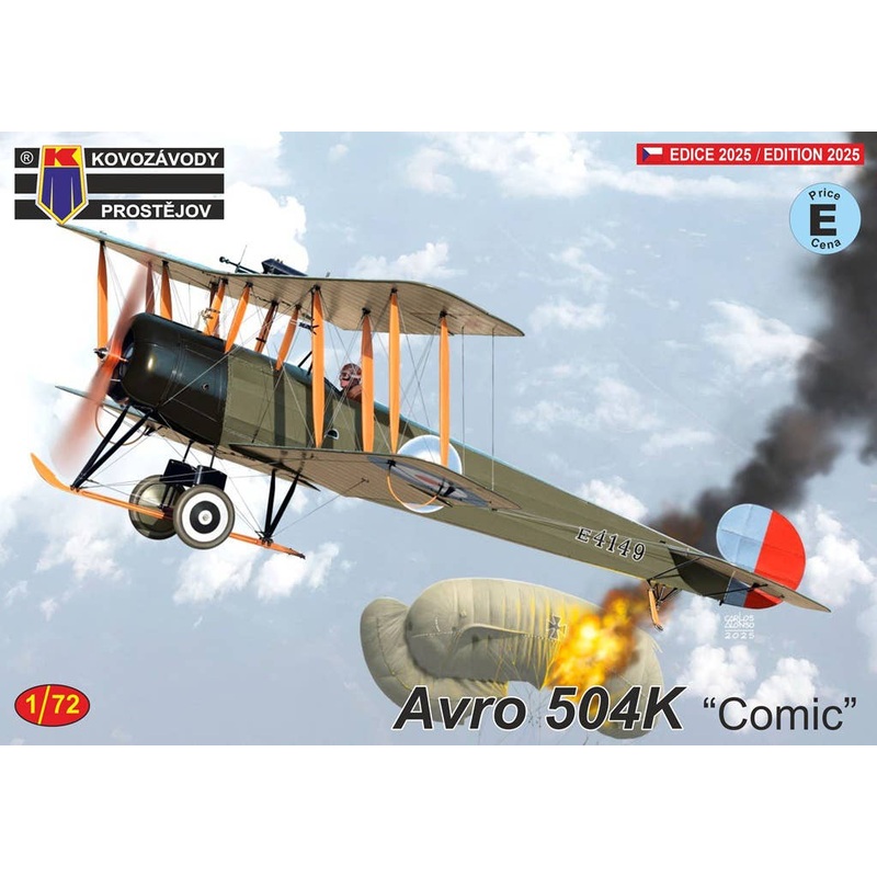 1/72 Avro 504K Comic