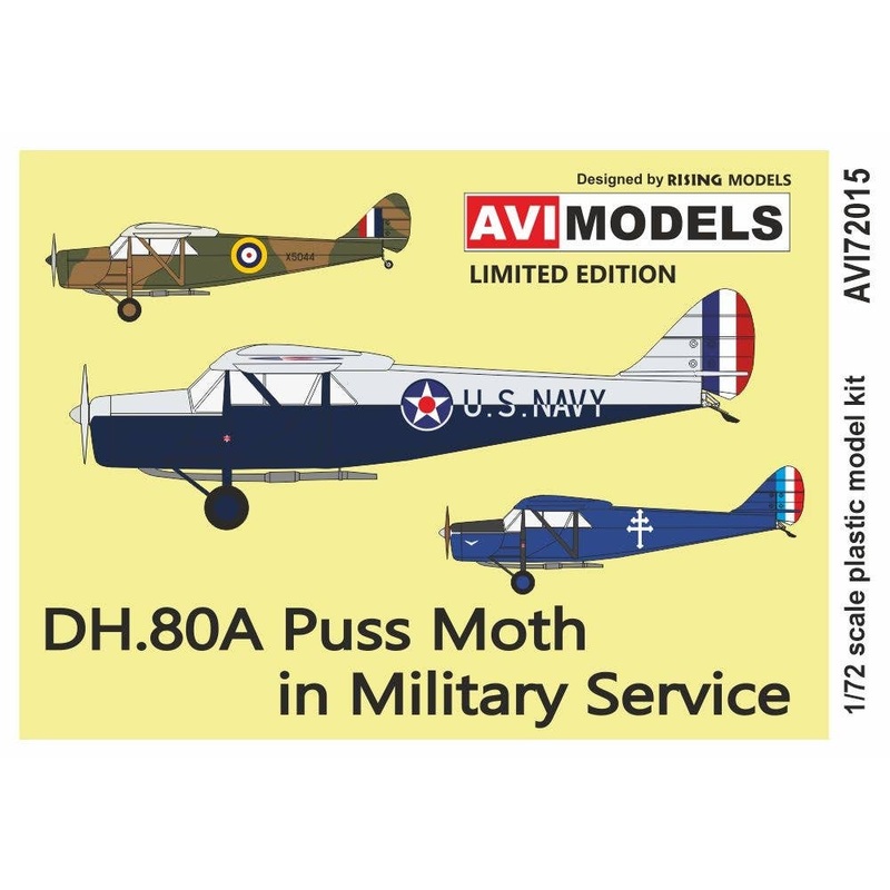 1/72 DH.80A Puss Moth in Military Service