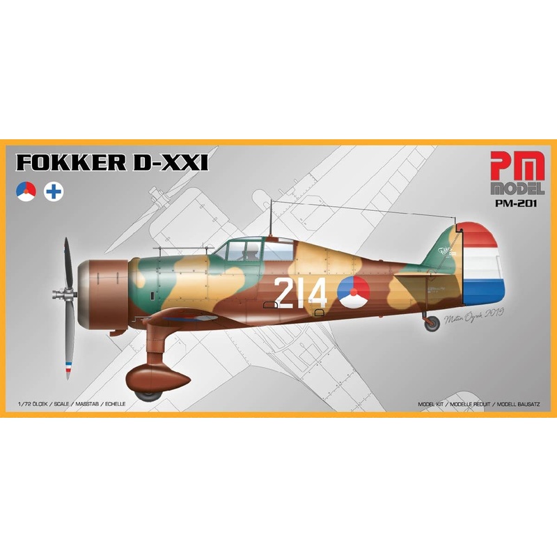 1/72 Fokker D-XXI (Dutch and Finnish Air Force)