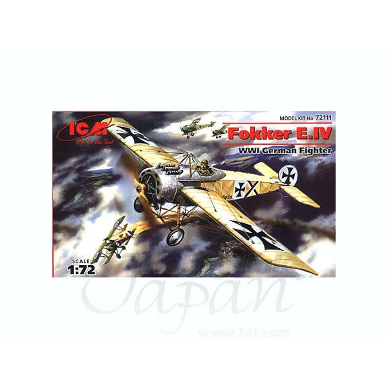 1/72 Fokker E.IV WWI German Fighter