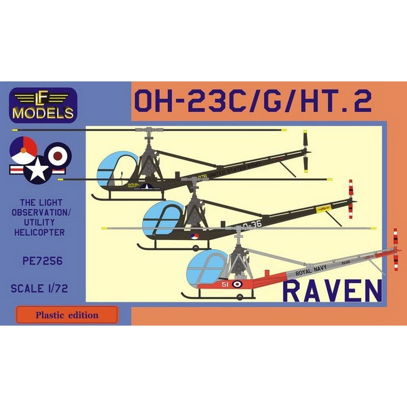 1/72 Hiller OH-23C/G/HT.2 Raven