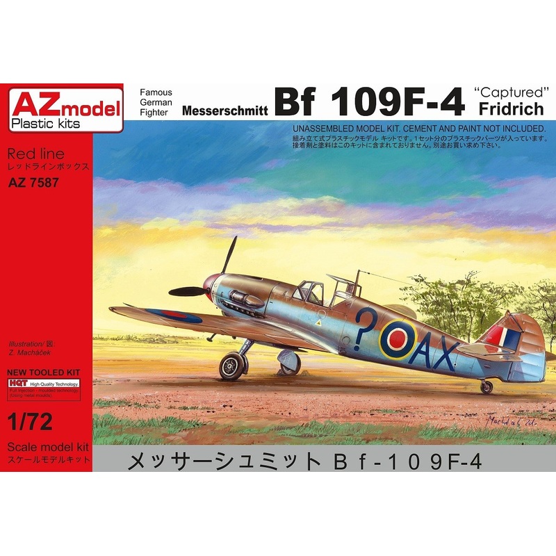 1/72 Messerschmitt Bf 109F-4 "Captured"