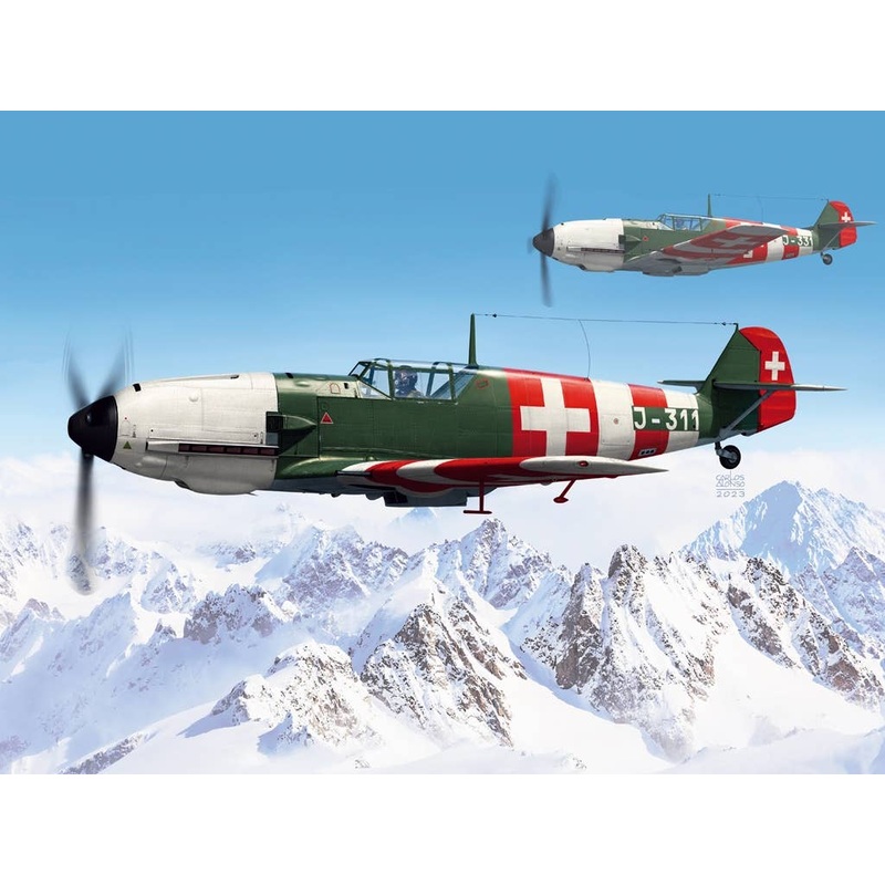 1/48 Bf109E-3a Swiss Air Force