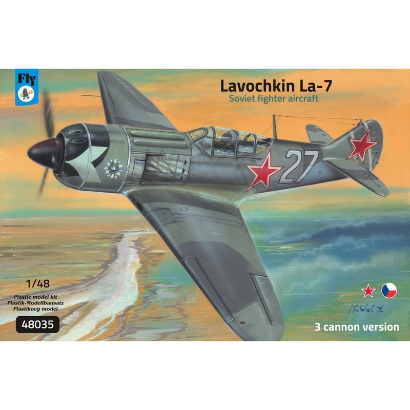 1/48 Lavochkin La-7 Soviet Fighter Aircraft 3 Cannon Ver.
