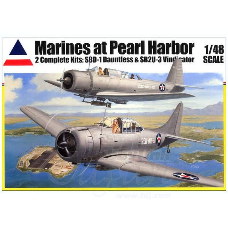 1/48 Marines at Pearl Harbor Set (SBD-1 Dauntless & SB2U-3 Vindicator)