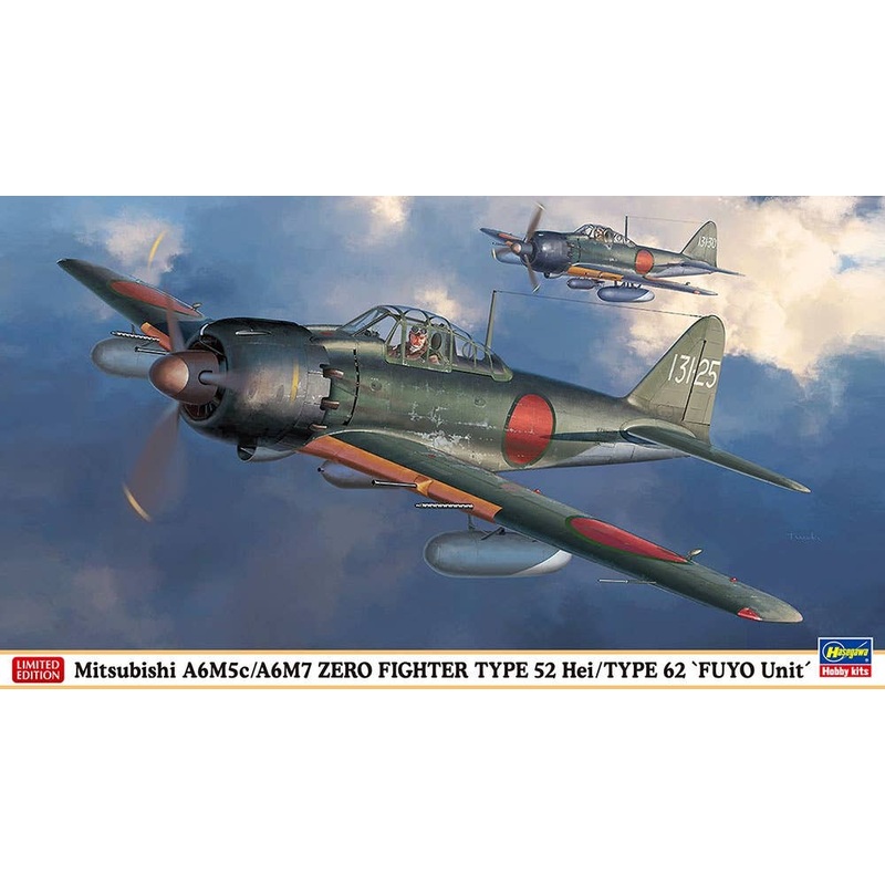 1/48 Mitsubishi A6M5c/A6M7 Zero Fighter Type 52 Hei/Type 62 Fuyo Unit