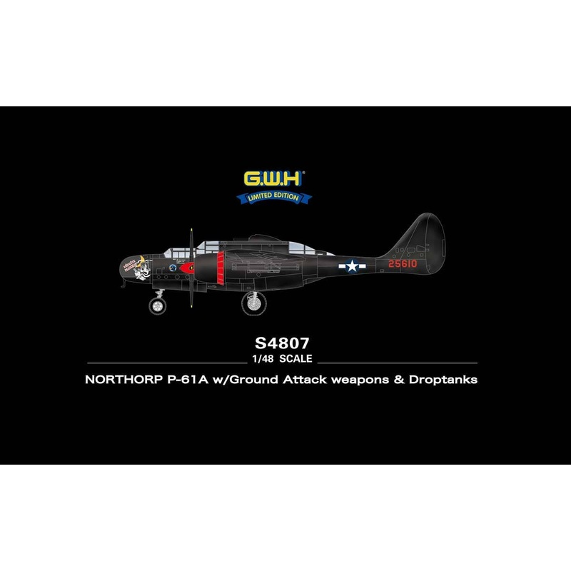 1/48 P-61A Black Widow with Rocket Launcher