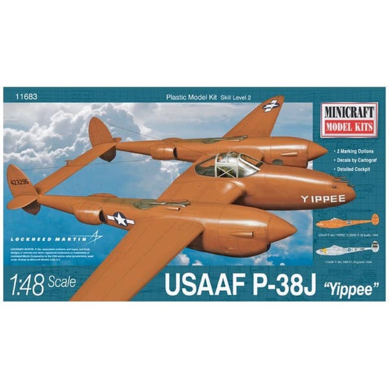 1/48 USAAF P-38J Yippee