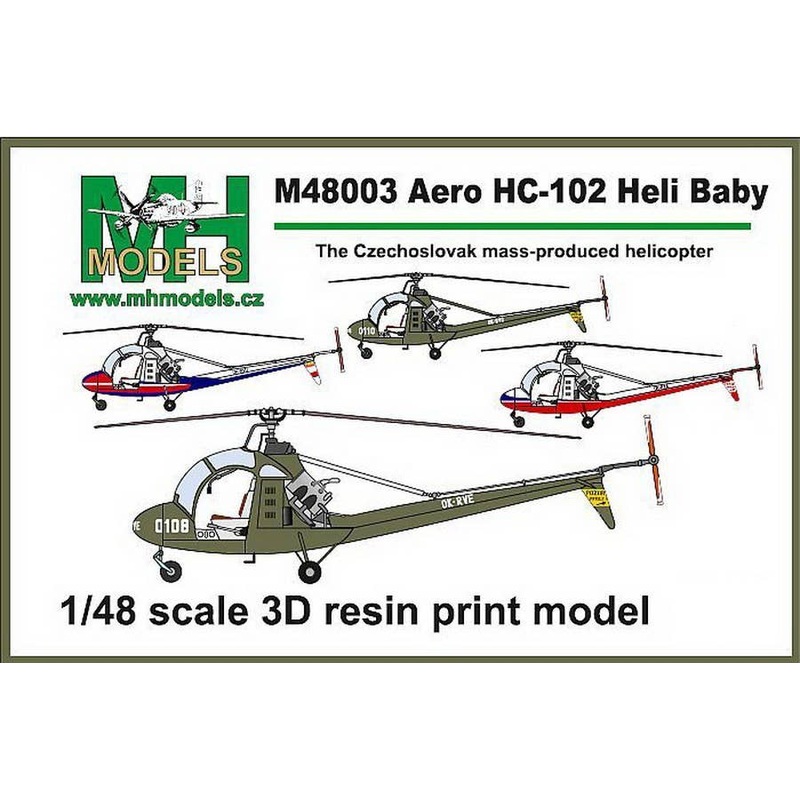 1/48 Aero HC-102 Heli Baby 'Czechoslovak mass-produced helicopter'