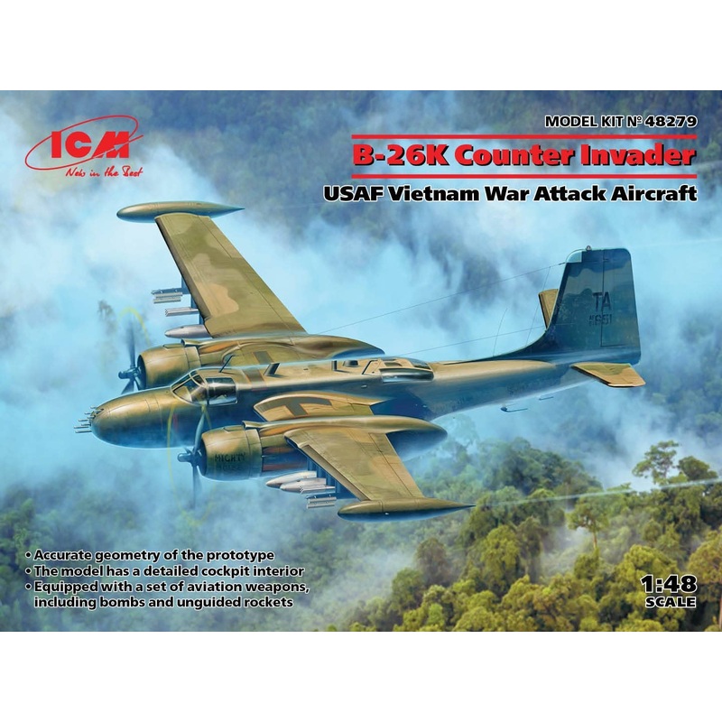 1/48 B-26K Counter Invader Vietnam War