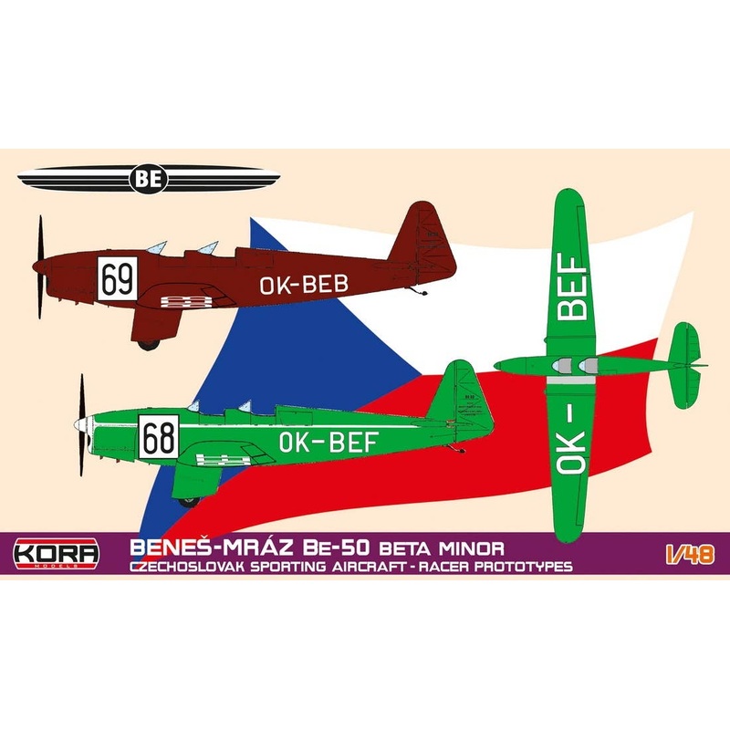 1/48 Be-50 Beta Minor Racers Czechoslovak Sports Plane