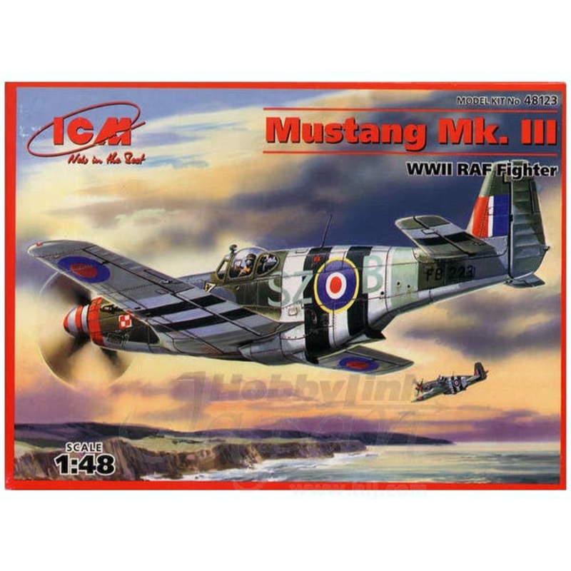 1/48 Mustang Mk.III WWII RAF Fighter