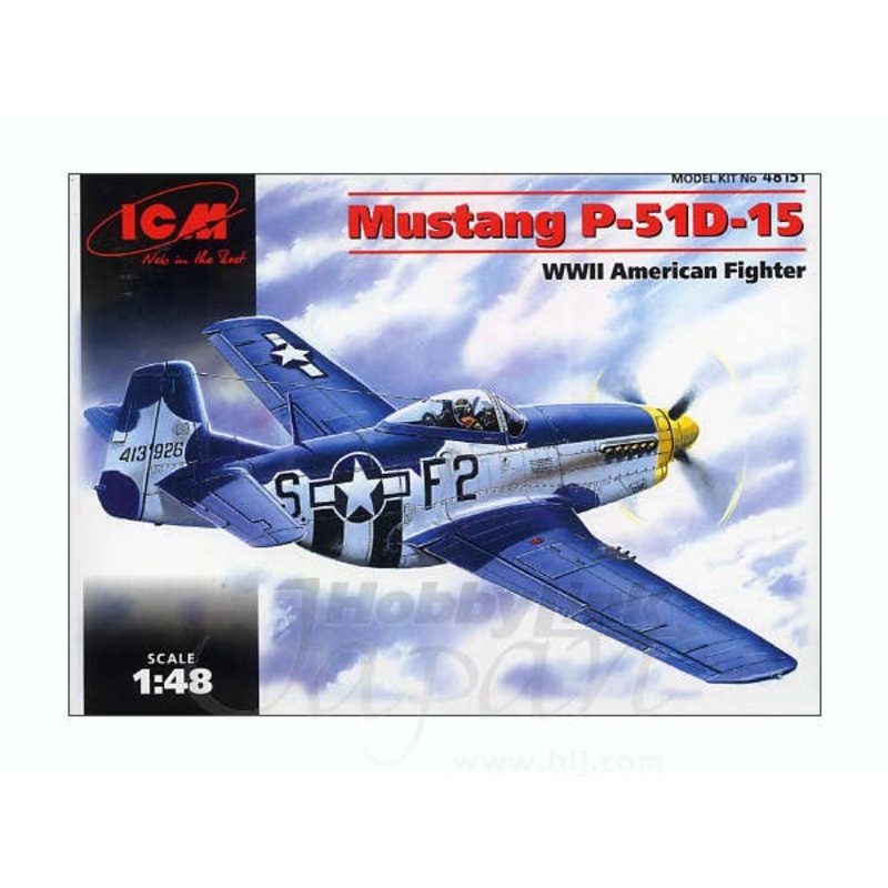 1/48 Mustang P-51 D-15 WWII American Fighter