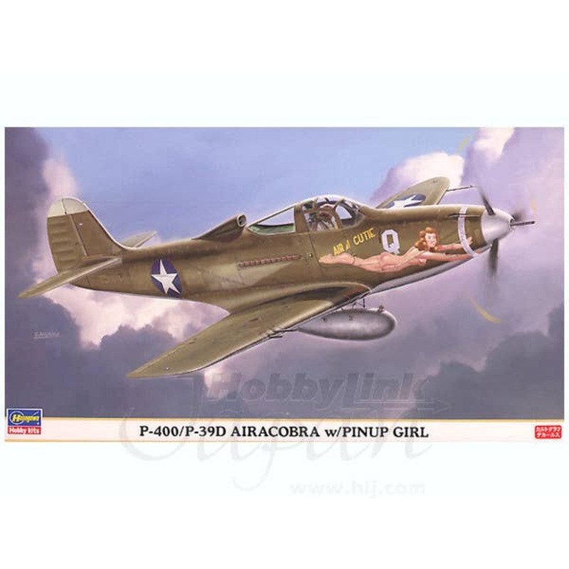 1/48 P-400/P-39D Air Cobra w/Pin-Up Girl